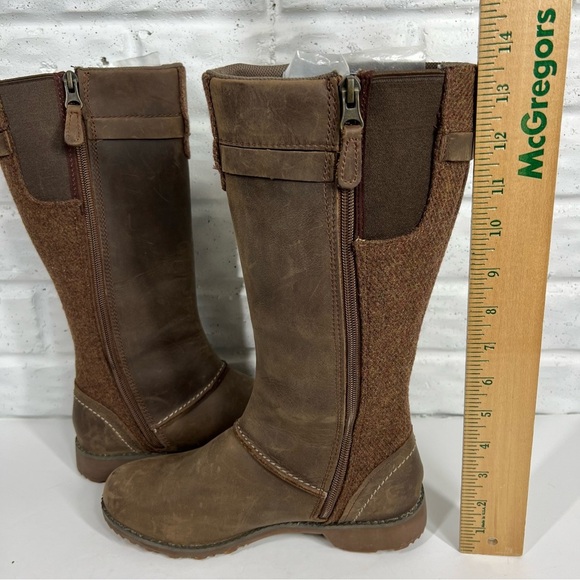 Eddie Bauer Brown Winter & Rain Boots Durable Leather - Picture 10 of 11